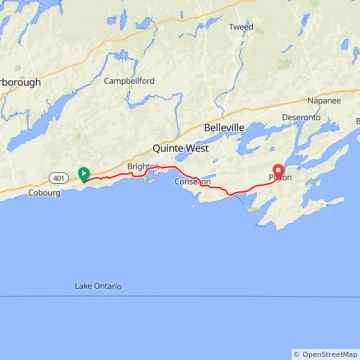 Grafton à Picton 79 km